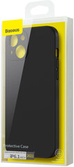 Telefoniümbris Baseus Liquid Silica Gel Apple iPhone 13 Pro must ARYT000101 hind ja info | Telefonide kaitsekaaned ja -ümbrised | hansapost.ee