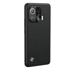 Kaitseümbris Baseus Alloy Leather telefonile Xiaomi Mi 11 pro, must hind ja info | Telefonide kaitsekaaned ja -ümbrised | hansapost.ee