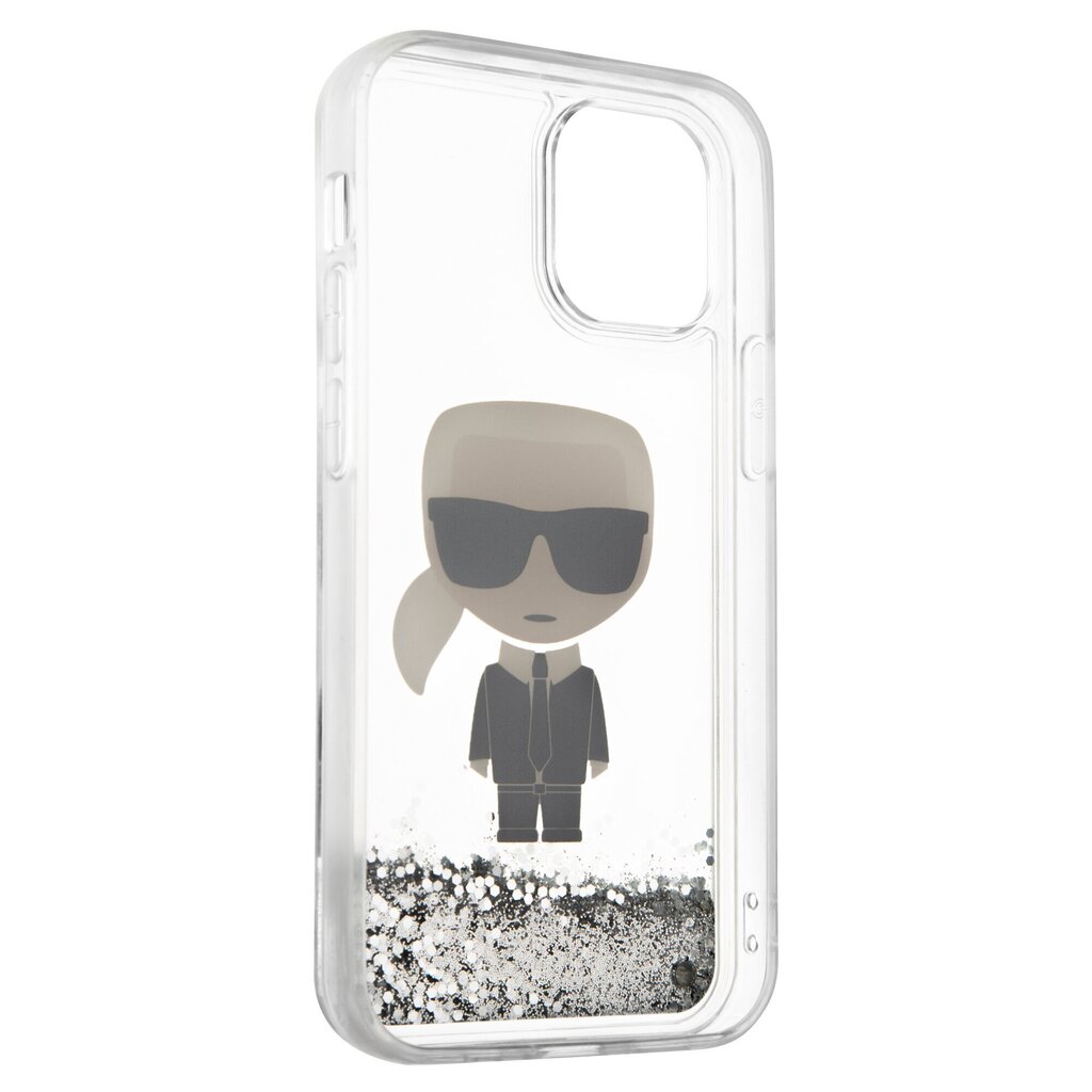 Karl Lagerfeld, sobib iPhone 12 Mini 5,4, läbipaistev цена и информация | Telefonide kaitsekaaned ja -ümbrised | hansapost.ee