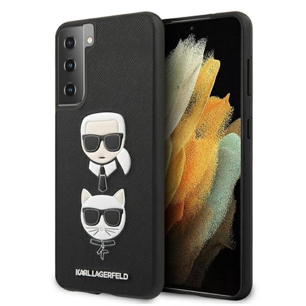 Karl Lagerfeld Samsung S21 Plus jaoks, must hind ja info | Telefonide kaitsekaaned ja -ümbrised | hansapost.ee