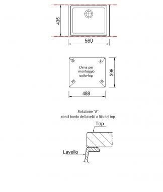 Kivist valamu Plados-Telma CUBE Undermount ON5610ST 50TG Sahara liiva värv hind ja info | Köögivalamud | hansapost.ee