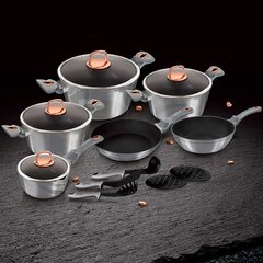 Pottide komplekt BerlingerHaus Moonlight Edition, 15-osaline price and information | Pots | hansapost.ee