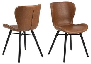 Комплект из 2-х стульев Batilda-A1, коричневый цена и информация | Стулья для кухни и столовой | hansapost.ee