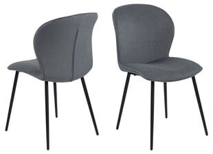 Комплект 2 стульев Evelyn, серый цена и информация | Стулья для кухни и столовой | hansapost.ee