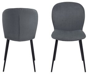 Комплект 2 стульев Evelyn, серый цена и информация | Стулья для кухни и столовой | hansapost.ee