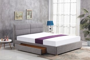 Кровать Halmar Merida, 160x200 cм, светло серый цена и информация | Кровати | hansapost.ee