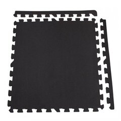 Комплект из 6 защитных ковриков Springos, 60x60x1,2 см, черный цена и информация | Аксессуары для тренажеров | hansapost.ee