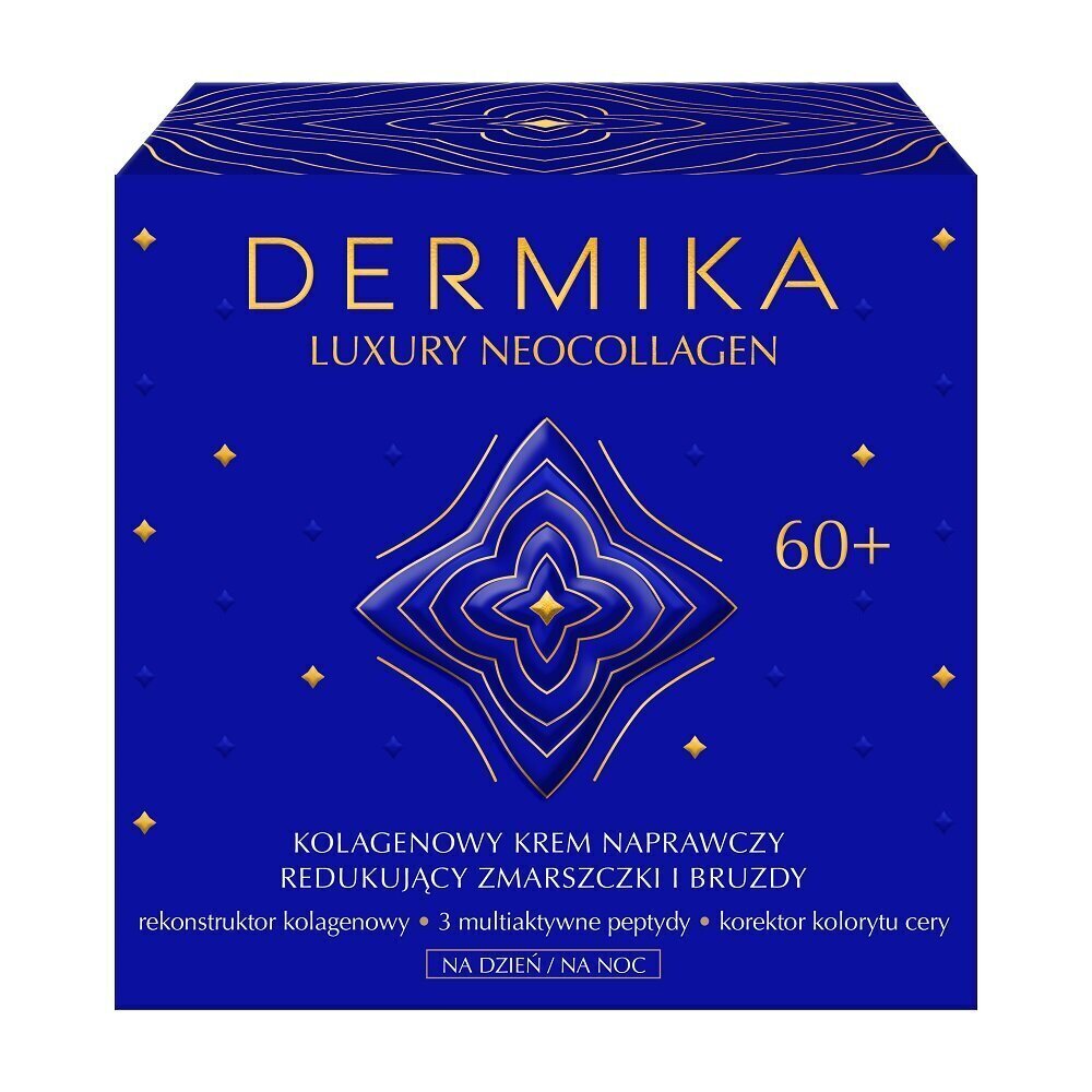 Näokreem küpsele nahale Dermika Luxury Neocollagen 60+ 50 ml hind ja info | Näokreemid | hansapost.ee