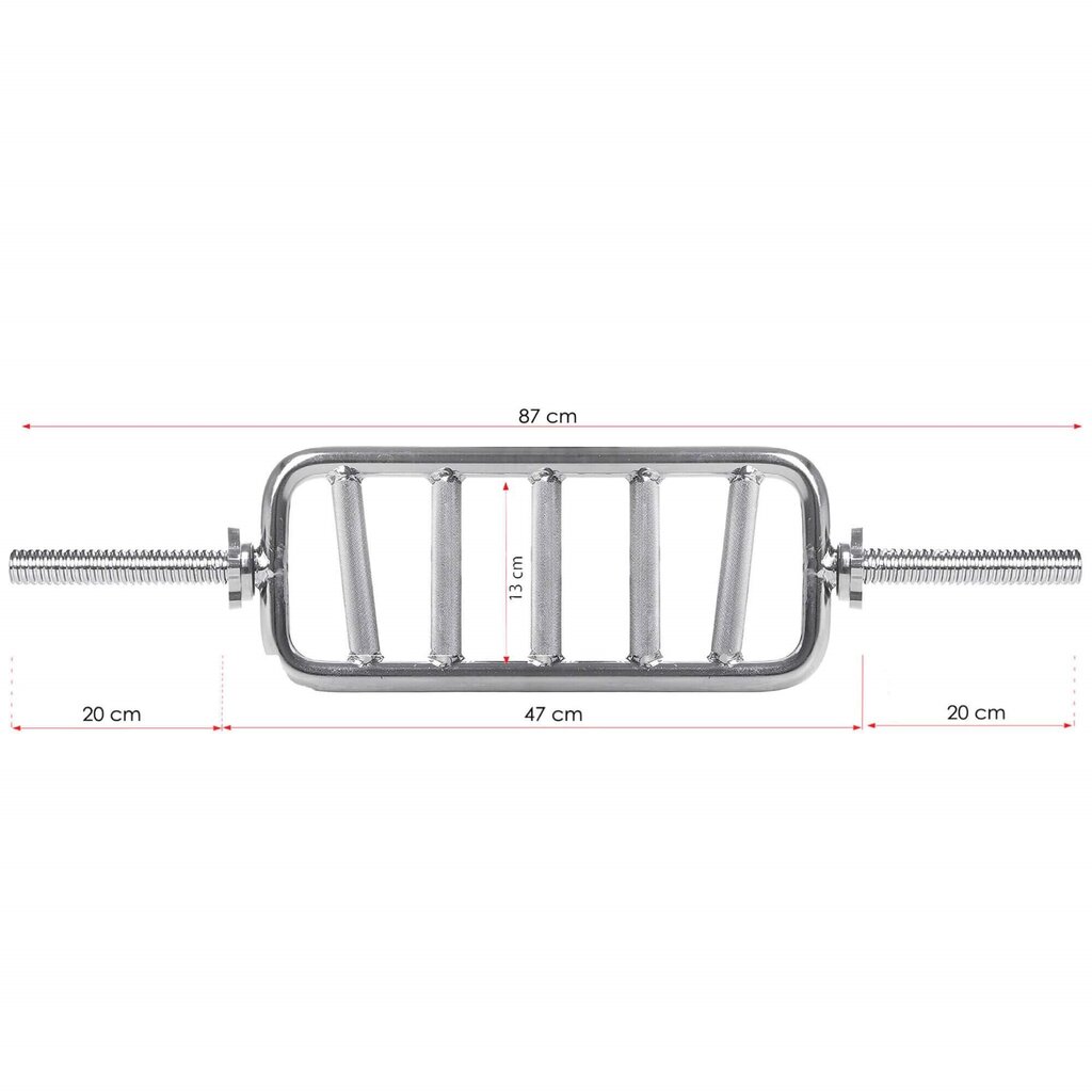 Fitnessi raskusrihm Springos FA1053 87 cm 25 mm hind ja info | Hantlid, kangid, raskused | hansapost.ee