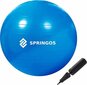 Jõusaalipall Springos, 85 cm, tumesinine hind ja info | Võimlemispallid | hansapost.ee