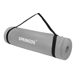 Гимнастический коврик Springos YG0032 183 см цена и информация | Коврики для йоги, фитнеса | hansapost.ee