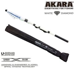 Teleskoopspinning Akara White Diamond MF TX-30 180 cm hind ja info | Ridvad, ridvahoidjad | hansapost.ee