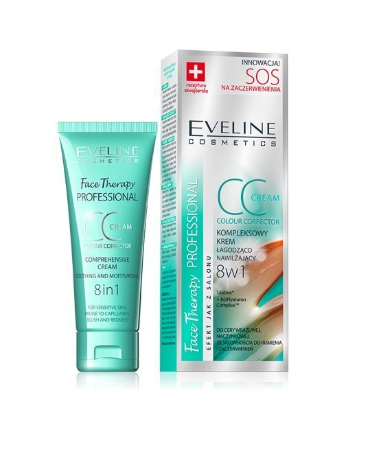 CC näokreem Eveline Face Therapy SOS 8in1 30 ml hind ja info | Näokreemid | hansapost.ee