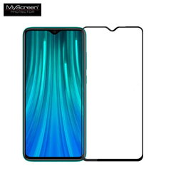 MyScreen Diamond Edge 2,5D FULL GLUE 0,33 mm karastatud klaas musta raamiga Xiaomi Redmi Note 8 jaoks цена и информация | Защитные пленки для телефонов | hansapost.ee