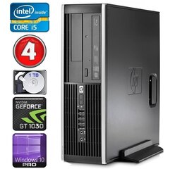 HP 8100 Elite SFF i5-750 4 ГБ 1 ТБ GT1030 2 ГБ DVD WIN10Pro цена и информация | Стационарные компьютеры | hansapost.ee