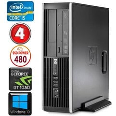 HP 8100 Elite SFF i5-750 4GB 480SSD GT1030 2GB DVD WIN10 [refurbished] цена и информация | Стационарные компьютеры | hansapost.ee