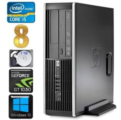 HP 8100 Elite SFF i5-750 8GB 1TB GT1030 2GB DVD WIN10 [refurbished] цена и информация | Стационарные компьютеры | hansapost.ee