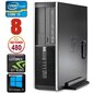 HP 8100 Elite SFF i5-750 8GB 480SSD GT1030 2GB DVD WIN10 цена и информация | Lauaarvutid | hansapost.ee