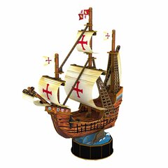 3D паззл корабль Santa Maria Cubic Fun, 93 д. цена и информация | Пазлы | hansapost.ee