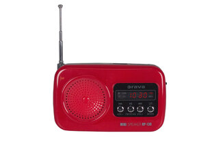 FM радио Orava RP130R цена и информация | Радиоприемники и будильники | hansapost.ee