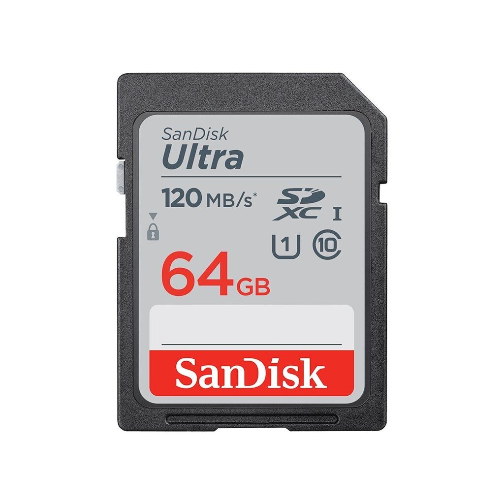 SanDisk SDSDUNR, 64GB, SDXC UHS-I цена и информация | Fotoaparaatide mälukaardid | hansapost.ee