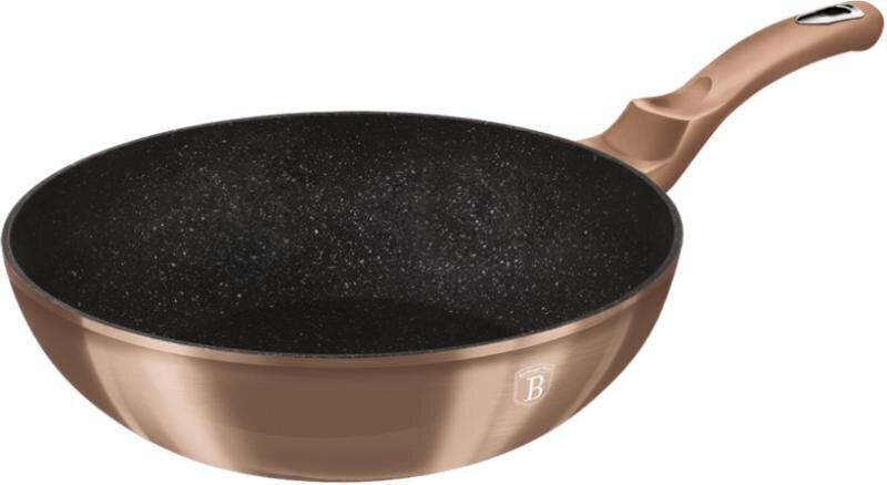 BerlingerHaus Metallic Line Wok pann Rose Gold Edition, 30 cm цена и информация | Pannid | hansapost.ee