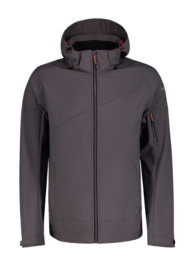 Icepeak meeste softshell jope BARMSTEDT, tumehall цена и информация | Joped meestele | hansapost.ee