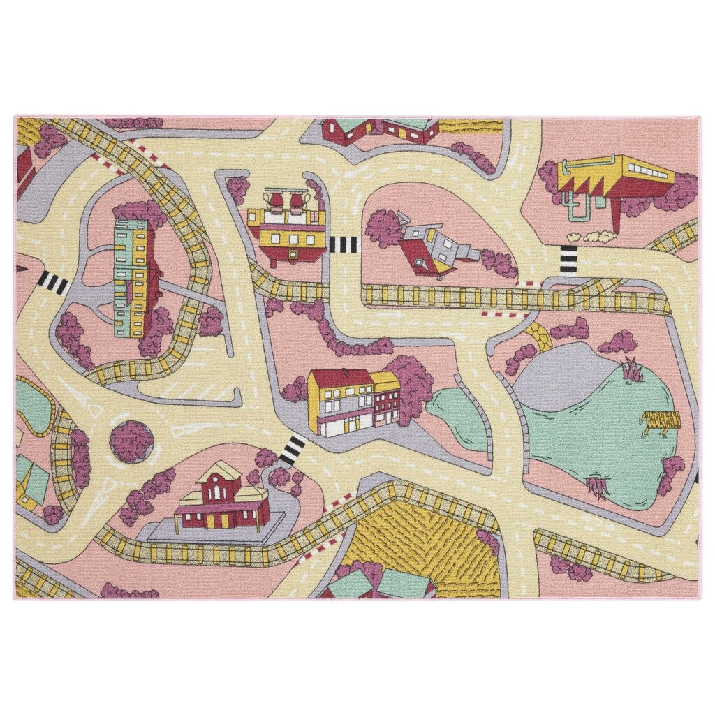 AW Rugs laste vaip Playtime Pink Sand 95x133 cm hind ja info | Vaibad | hansapost.ee