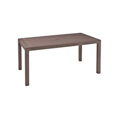 Садовый стол Melody, коричневый цена и информация | Садовые столы, столики | hansapost.ee