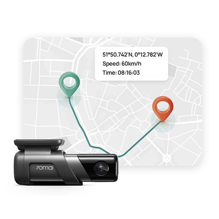 DASHCAM 170 KRAADI/M500 32GB 70MAI hind ja info | Pardakaamerad ja auto videokaamerad | hansapost.ee