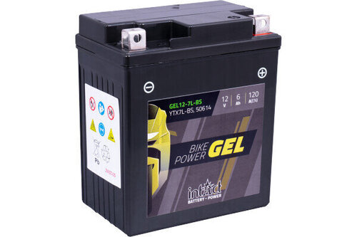 Mootorratta aku intAct Battery-Power GEL YTX7L-BS 12V 6Ah c20 120A hind ja info | Mootorrataste akud | hansapost.ee