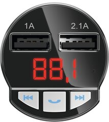 Technisat BT3 автомобильный FM-модулятор, черный цена и информация | FM модуляторы, FM трансмиттер | hansapost.ee
