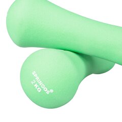 Raskused Springos, 2x2 kg, roheline price and information | Dumbbells, barbells, weights | hansapost.ee