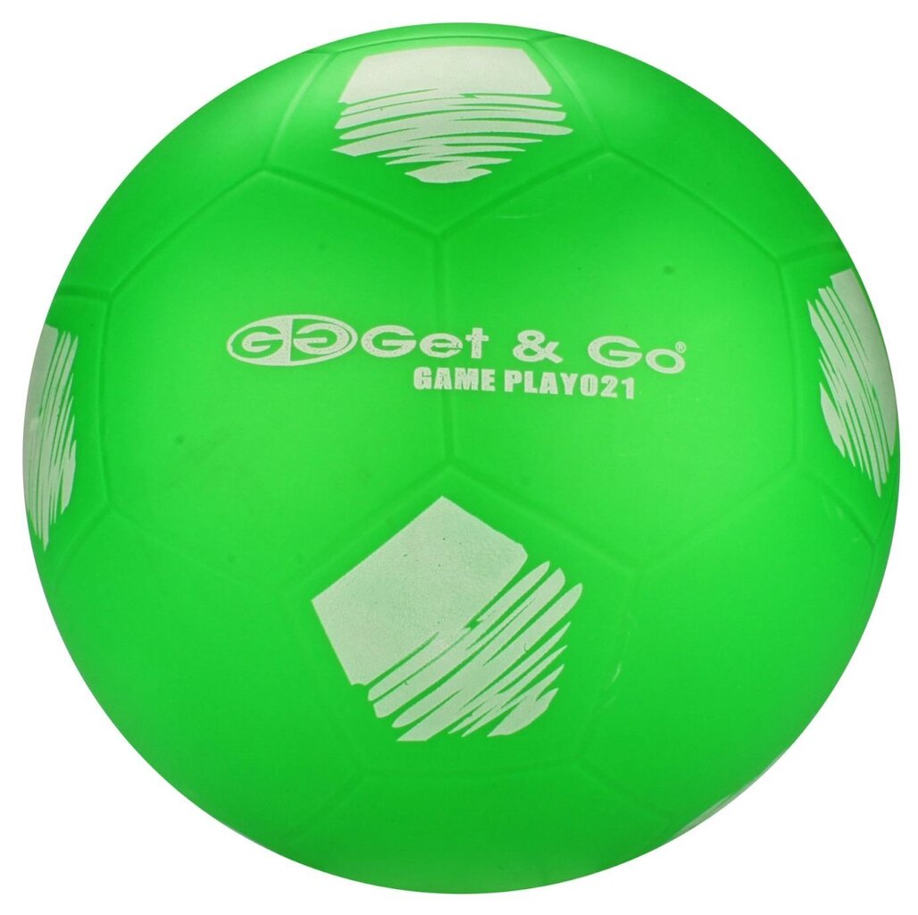 Jalgpalli pall Get & Go 16SY, suurus 5, roheline/valge hind ja info | Jalgpalli pallid | hansapost.ee