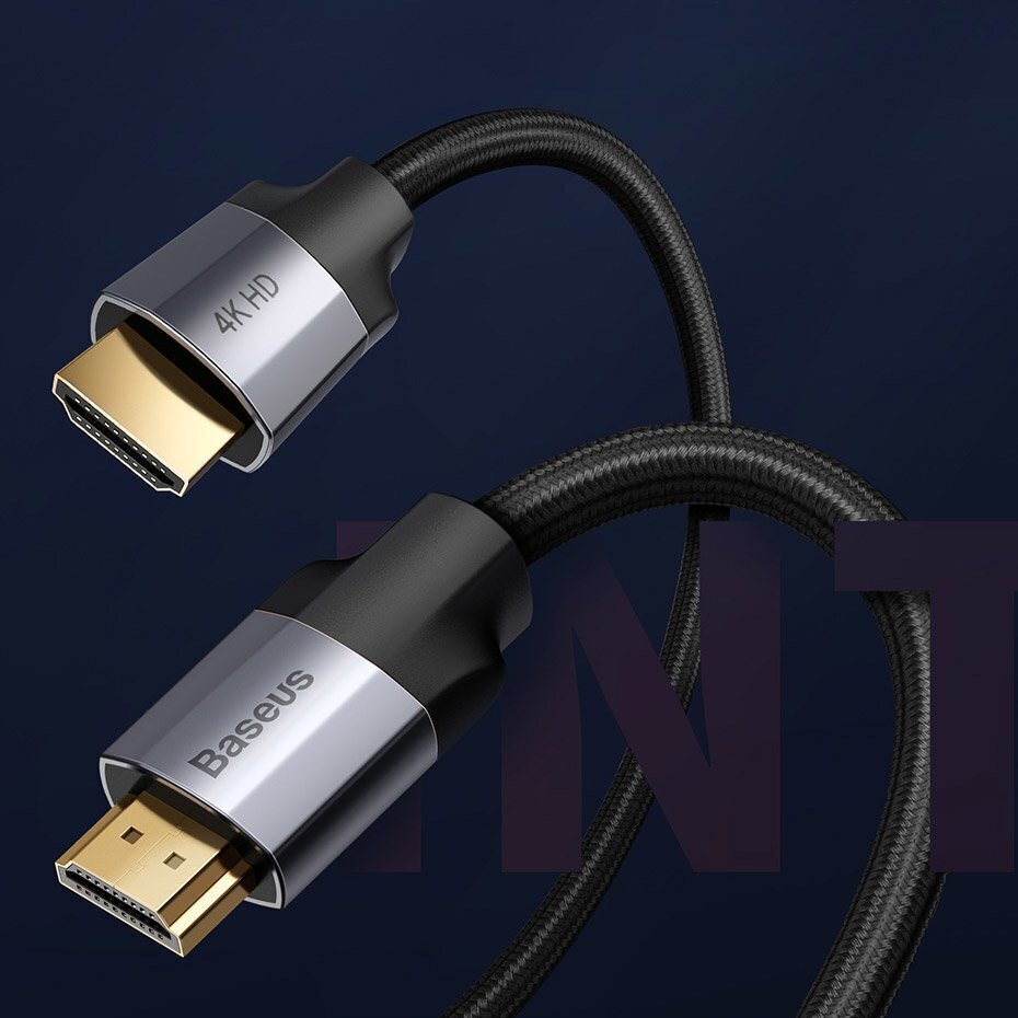 Kaabel Baseus 4K HDMI - HDMI 5m BRA008283 hind ja info | Juhtmed ja kaablid | hansapost.ee