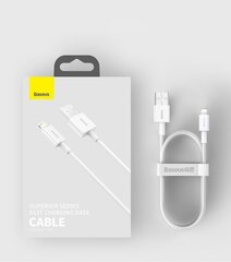 Baseus USB - Lightning, 1 m hind ja info | Mobiiltelefonide kaablid | hansapost.ee
