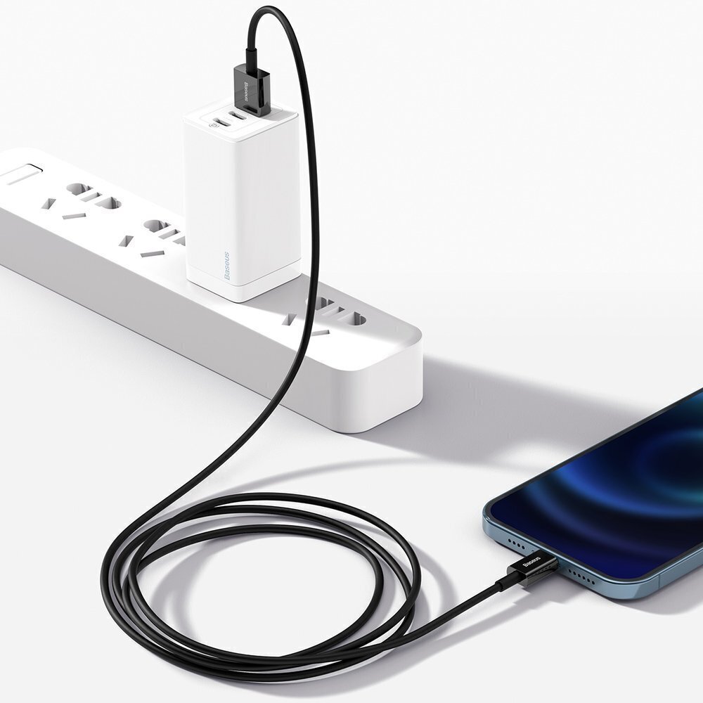 Baseus USB - Lightning, 1 m цена и информация | Mobiiltelefonide kaablid | hansapost.ee