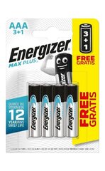 PATAREI ENERGIZER MAX PLUS AAA 2400 LR03 B3+1 1.5V Alkaline цена и информация | Батарейки | hansapost.ee