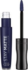 Vedel huulevärv Rimmel Stay Matte Liquid 830 Blue Iris 5,5 ml цена и информация | Помады, бальзамы, блеск для губ | hansapost.ee