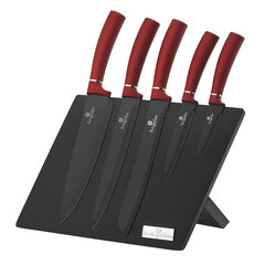 Berlinger Haus Black Burgundy Metallic Line набор ножей, из 6 частей цена и информация | Ножи и аксессуары для них | hansapost.ee