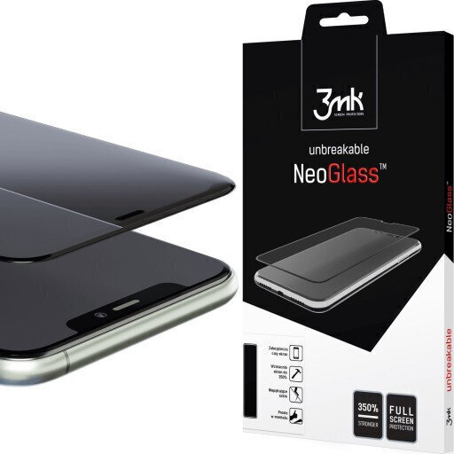 LCD kaitseklaas 3MK Neo Glass Samsung S10 Lite/A91 must hind ja info | Ekraani kaitseklaasid ja kaitsekiled | hansapost.ee