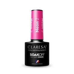 Kauapüsiv hübriidküünelakk Claresa Neon 2, 5 g hind ja info | Claresa Parfüümid, lõhnad ja kosmeetika | hansapost.ee
