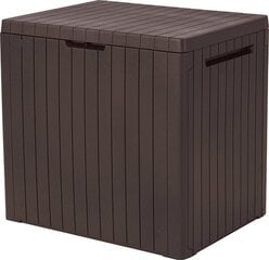 Hoiukast City Storage Box 113 L, pruun hind ja info | Prügikonteinerid ja kompostrid | hansapost.ee