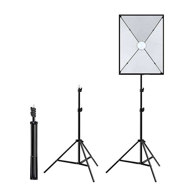 Valguskast Puluz Studio 50 x 70 cm, statiiv, Led pirn 1 tk PU5070EU hind ja info | Fotovalgustid, ringvalgustid ja fotostuudiod | hansapost.ee