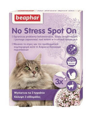 Beaphar успокаивающие капли No Stress Spot On, 0,4 мл x 3 цена и информация | Средства по уходу за животными | hansapost.ee