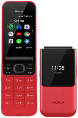 Nokia 2720 Flip, 4 GB, Dual SIM, Red hind ja info | Telefonid | hansapost.ee