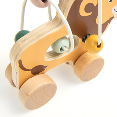 Толкаемая деревянная игрушка Лев Smiki, Zookabee цена и информация | Smiki Товары для детей и младенцев | hansapost.ee