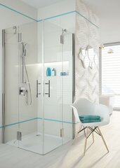 Dušikabiin Deante Abelia 80x80, 90x90, 100x100cm, chrom price and information | Shower cabins | hansapost.ee