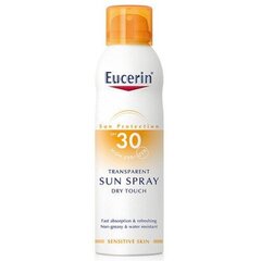 Eucerin Dry Touch Transparent Sun Oil SPF 30 200ml цена и информация | Кремы от загара | hansapost.ee