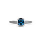 Ti Sento sinise kivi ja tsirkoonidega hõbesõrmus 901013767 hind ja info | Sõrmused | hansapost.ee